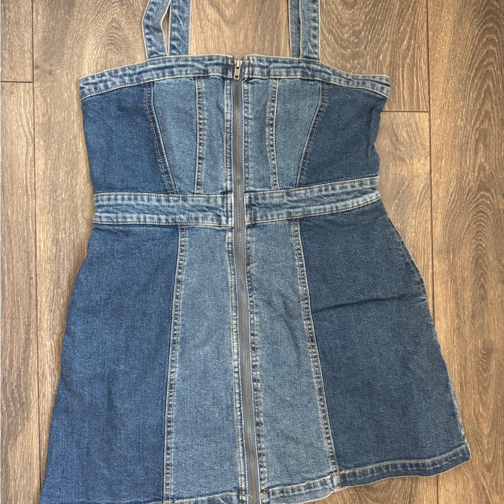 Wild Fable Denim Mini Dress - Blue